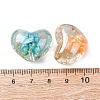 Transparent Resin & Natural Shell Beads RESI-B039-02A-3
