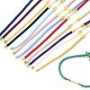 3MM Round Nylon Milan Cord Necklaces Making BJEW-H642-01G-1