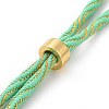 Nylon Cord Silder Bracelets MAK-C003-03G-06-2