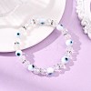 Handmade Lampwork & Glass Beads Stretch Bracelets for Women BJEW-JB13804-4