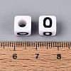 Opaque Acrylic Beads SACR-N020-04A-O-4