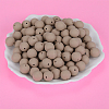 Round Silicone Focal Beads SI-JX0046A-110-3