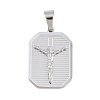 304 Stainless Steel Pendants STAS-B137-12P-1