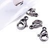   304 Stainless Steel Lobster Claw Clasps STAS-PH0002-48P-2