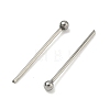 Tarnish Resistant 304 Stainless Steel Ball Head pins STAS-M010-18mm-01-3