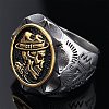 Halloween 304 Stainless Steel Finger Rings for Men FS-WG33C94-08-2