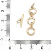 Brass Toggle Clasps KK-G557-02G-02-3