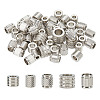 ARRICRAFT 55Pcs 5 Style 202 Stainless Steel Beads & European Beads STAS-AR0002-19-1