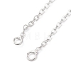 Brass Cable Chain Necklace Making NJEW-D302-80P-2