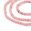 Natural Argentine Rhodochrosite Beads Strands G-F619-25-2mm-3