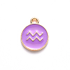 Alloy Enamel Pendants ENAM-S124-01B-01J-2