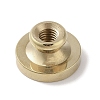 Golden Tone Wax Seal Brass Stamp Head DIY-B079-02G-21-2