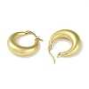 Ion Plating(IP) 304 Stainless Steel Hoop Earrings for Women STAS-I304-21A-G-2
