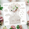 PET Hollow Out Drawing Painting Stencils DIY-WH0391-0424-3