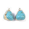 Synthetic Turquoise Pendants KK-F868-32G-02-1