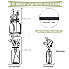 1Set 3D Flowerpot Acrylic Mirrors Wall Stickers DIY-CN0001-84-2