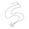 Stainless Steel Macrame Pouch Empty Stone Holder for Pendant Necklace Making NJEW-JN04532-03-1