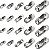 SUNNYCLUE 150Pcs 5 Styles 304 Stainless Steel Ball Chain Connectors STAS-SC0007-17-1