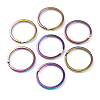 Ion Plating(IP) 304 Stainless Steel Split Key Rings LS-X-STAS-L216-09A-1