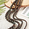4 Strands 4 Styles Natural Polychrome Jasper & Picasso Stone & Picasso Jasper Bead Strands G-TA0002-16-5