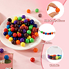 100Pcs 10 Colors Food Grade Eco-Friendly Silicone Beads SIL-TA0001-27-13