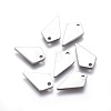 Non-Tarnish 304 Stainless Steel Charms STAS-E474-13-2