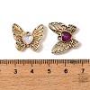 UV Plating Alloy Glass Pendants FIND-K032-42G-3