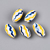 Handmade Porcelain Beads PORC-T134-15C-1