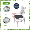 Polyester Dustproof Chair Cover AJEW-WH20008-18A-2