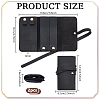 2Pcs PU Leather Jewelry Rolls for Rings Earrings Necklaces AJEW-FG0005-98A-2