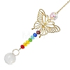 Alloy Hollow Butterfly Hanging Ornaments HJEW-Q012-03B-2