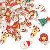  32Pcs 16 Styles Christmas Theme Alloy Enamel Pendants ENAM-TA0001-64-13