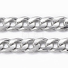 304 Stainless Steel Cuban Link Chains CHS-CJ0001-27P-1