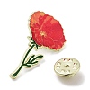 Flower Series Zinc Alloy Enamel Pin JEWB-D069-03A-3