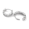 Tarnish Resistant 304 Stainless Steel Hollow Heart Huggie Hoop Earrings for Women EJEW-C096-06P-2