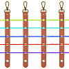 4Pcs Alloy Leather Threader AJEW-CL0005-55A-1