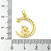 Brass Micro Pave Clear Cubic Zirconia Pendant FIND-Z044-03B-3