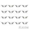 30Pcs Tibetan Style Alloy Angeltee Beads TIBEB-YW0001-32AS-1