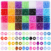 5600Pcs 28 Colors Transparent Acrylic Beads TACR-PA0001-34A-1