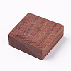 Square Wooden Pieces for Wood Jewelry Ring Making WOOD-WH0101-29F-2