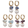 3 Pairs Round 202 Stainless Steel Hoop Earrings EJEW-JE06974-03-2