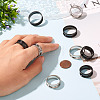 12Pcs 6 Styles 201 Stainless Steel Grooved Finger Ring Settings RJEW-TA0001-04P-5