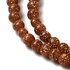 Synthetic Goldstone Beads Strands G-B090-A08-01-3