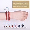 Natural Red Agate Round Beads Stretch Bracelets BJEW-PH0001-8mm-04-9