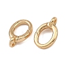 SHEGRACE Brass Spring Gate Rings XGRQ58246-764G-2