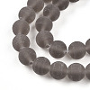 Transparent Glass Beads Strands GLAA-T032-T10mm-MD02-3