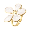 304 Stainless Steel Enamel Cuff Open Rings SA-CBA369F-04G-03-4