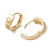 Brass Micro Pave Cubic Zirconia Hoop Earring EJEW-L271-20KCG-09-2