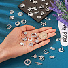  50Pcs 25 Styles Alloy Rhinestone Charms FIND-TA0002-94-6