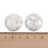 Natural Howlite Cabochons G-H1596-FR-25mm-28-3